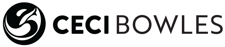 Ceci Bowles logo and orca icon